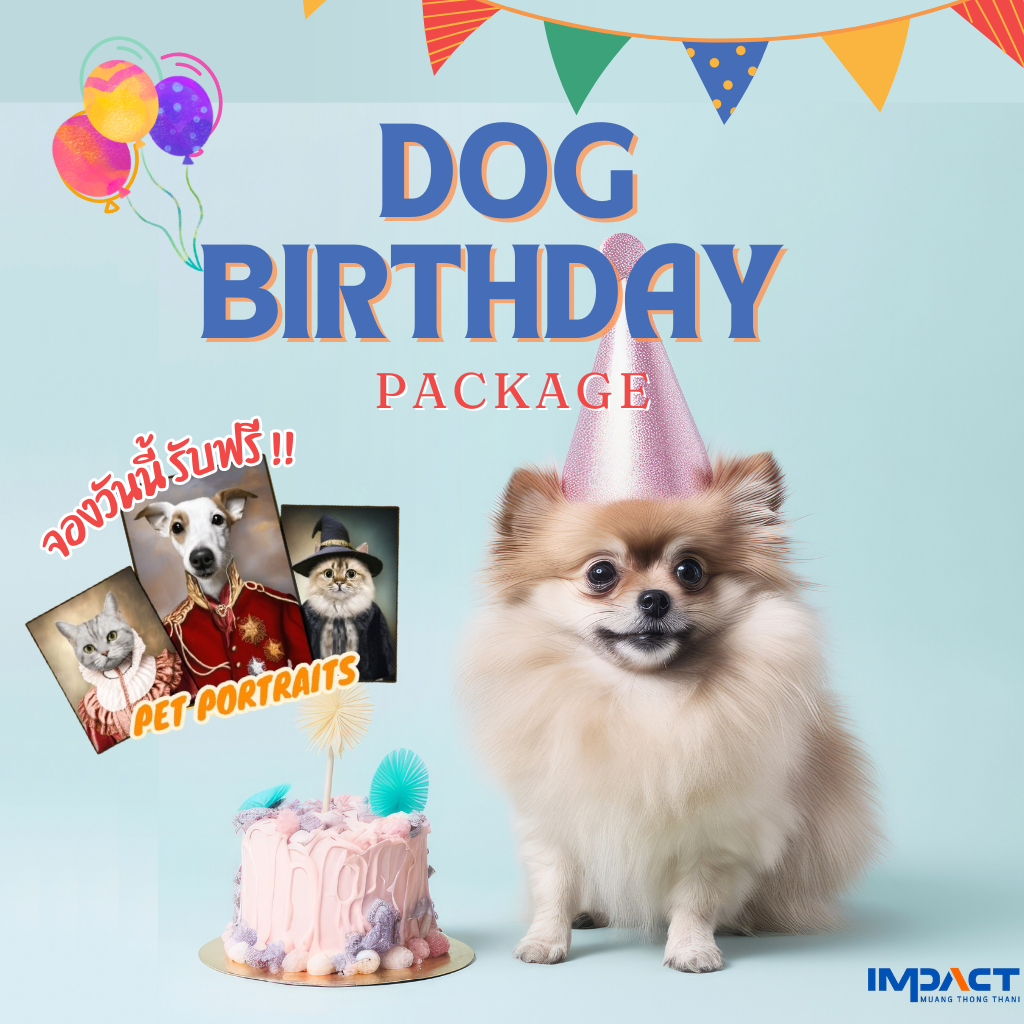 แพ็กเกจ DOG Birthday